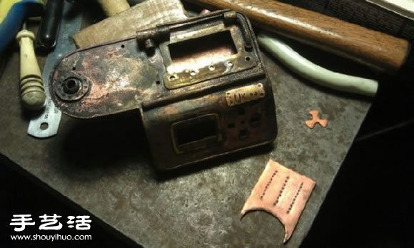 DIY手工制作蒸气朋克风的酷炫手表(图17)