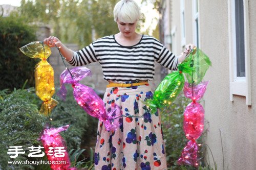 玻璃纸DIY手工制作超梦幻糖果灯图解教程 - 双维造物网