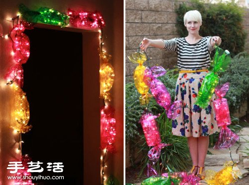 玻璃纸DIY手工制作超梦幻糖果灯图解教程(图7)