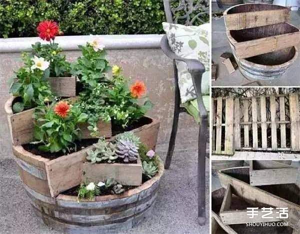 废旧物品手工DIY制作花盆的创意大全(图7)