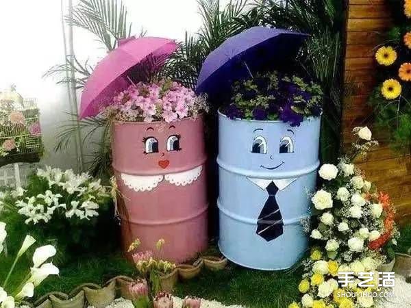 废旧物品手工DIY制作花盆的创意大全(图22)