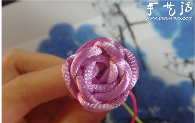 吉祥结玫瑰花手工制作 - 双维造物网