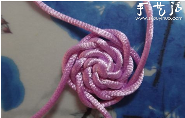 吉祥结玫瑰花手工制作(图8)