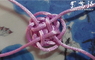 吉祥结玫瑰花手工制作(图9)