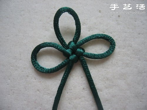 酢浆草结的编法 三耳酢浆草结的编法 - 双维造物网