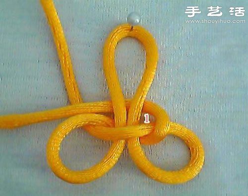 攀缘结怎么编 攀缘结的编法图解(图3)