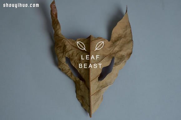 干枯树叶手工制作成各种生动逼真的动物(图6)