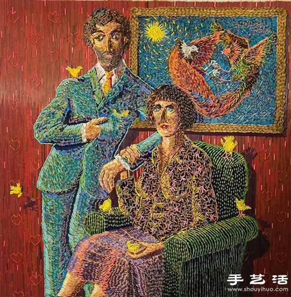 彩色铅笔DIY而成的创意雕塑(图3)