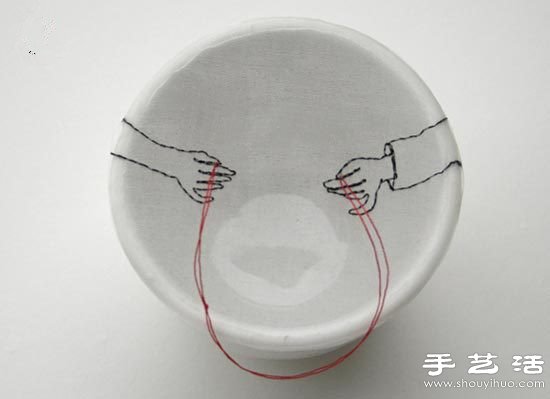 DIY杯碟上的创意互动图案(图1)