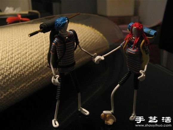 手工达人DIY电线小人的幸福生活(图2)