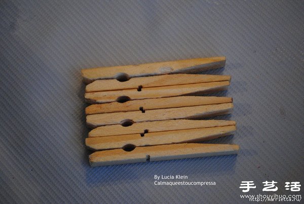 木夹子创意DIY 手工制作靠背椅(图17)