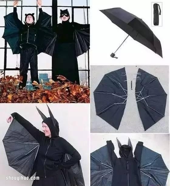 坏掉的伞废物利用小制作 雨伞阳伞再利用DIY(图14)