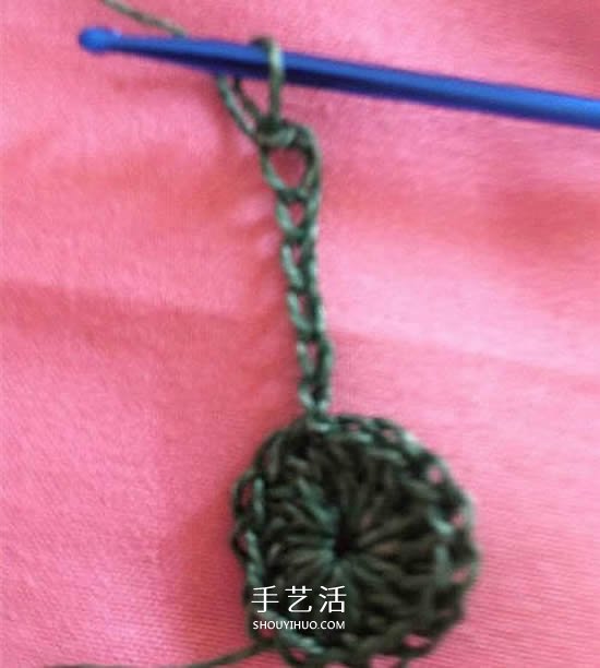 怎么编织五角星的方法 钩针编织小星星图解(图7)
