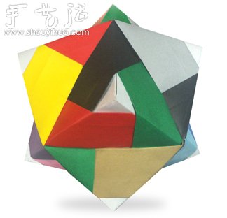 复杂24面体组合折纸教程(图1)