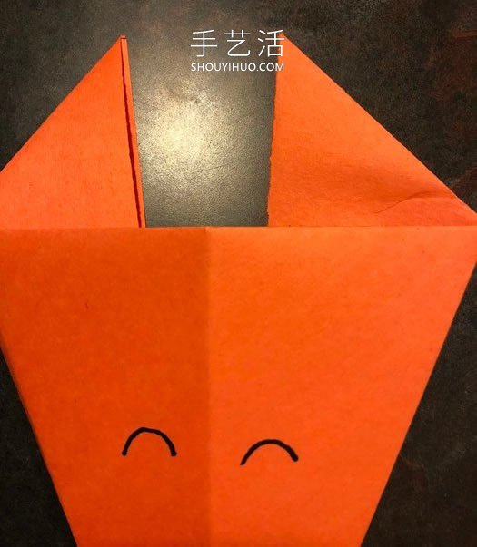 幼儿手工折纸狐狸的最简单方法图解(图10)