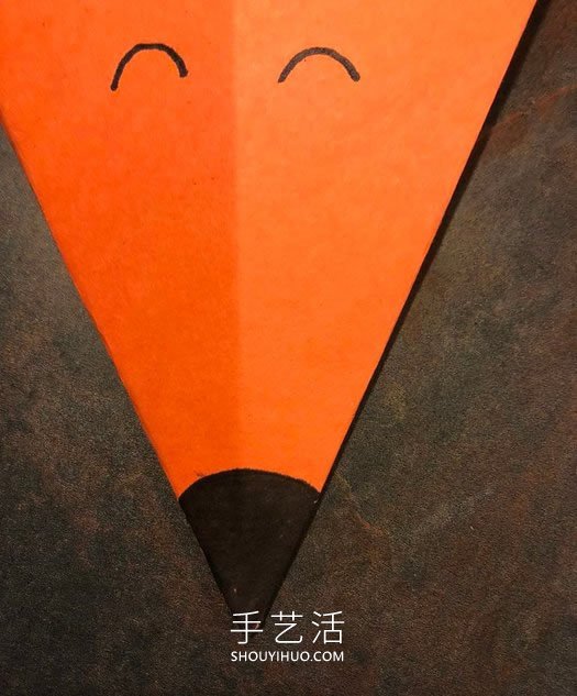 幼儿手工折纸狐狸的最简单方法图解(图11)