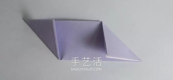 儿童手工折纸手牌玩具的折法图解教程(图3)
