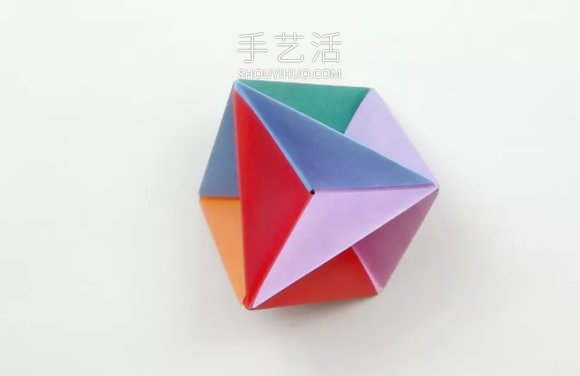 儿童折纸吹气旋转玩具的折法图解教程 - 双维造物网
