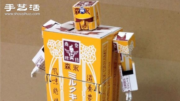 纸盒子手工制作可以变形的擎天柱模型玩具 - 双维造物网