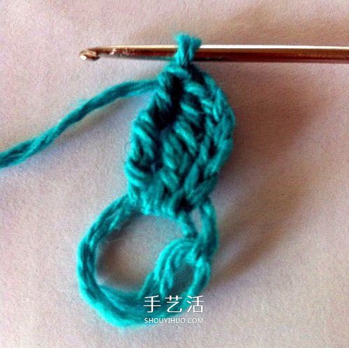 怎么编织毛线蝴蝶图解 钩针蝴蝶的编法步骤(图4)