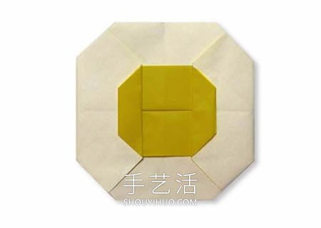 简单手工折纸煎蛋的详细步骤图解 - 双维造物网
