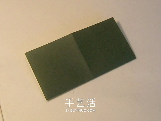 简单折纸立体圣诞树的折法详细步骤图(图5)