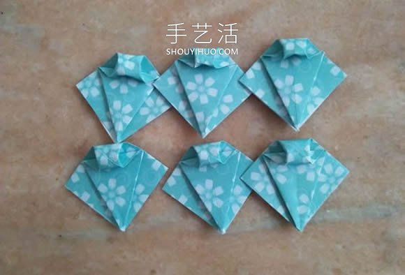 简单折纸漂亮雨伞的折法图解教程(图11)