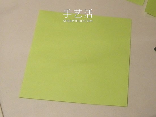 简单折纸立体圣诞树的折法详细步骤图(图21)
