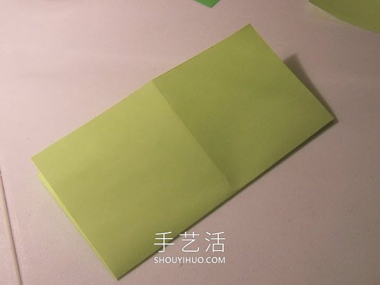简单折纸立体圣诞树的折法详细步骤图(图23)