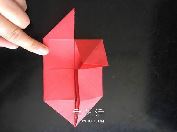 小花篮的折纸方法简单教程(图10)