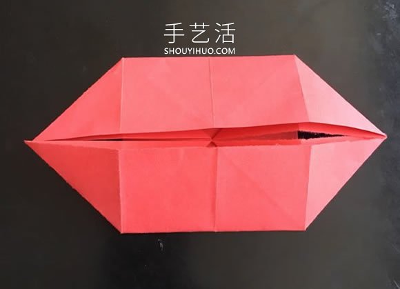小花篮的折纸方法简单教程(图8)