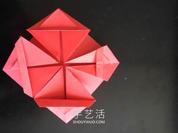 小花篮的折纸方法简单教程(图14)
