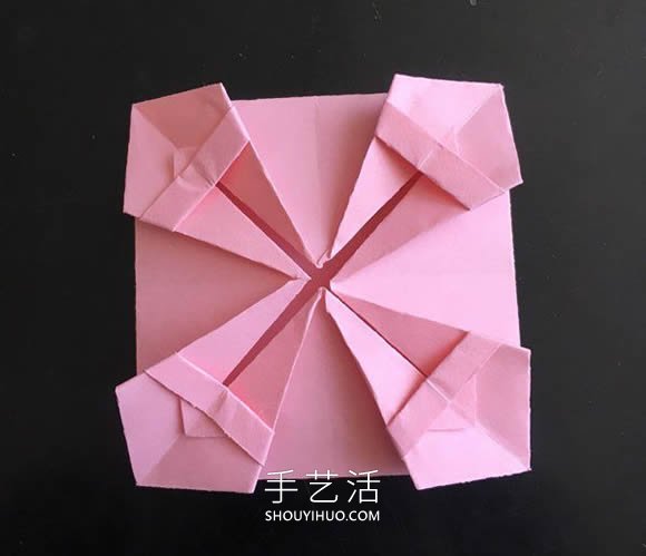 小花篮的折纸方法简单教程(图17)