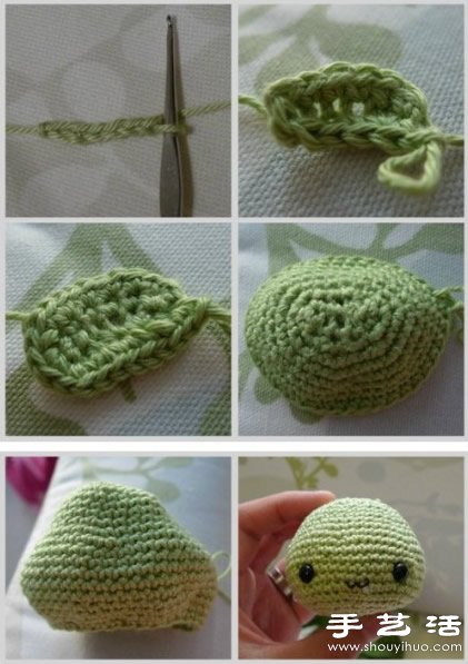 钩针手工制作超萌龙宝宝玩偶(图2)