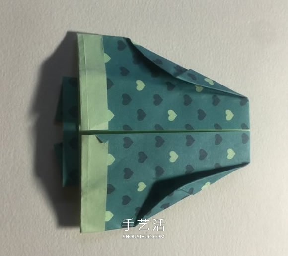 手工折纸西服的折法图解教程 简单又漂亮！(图10)