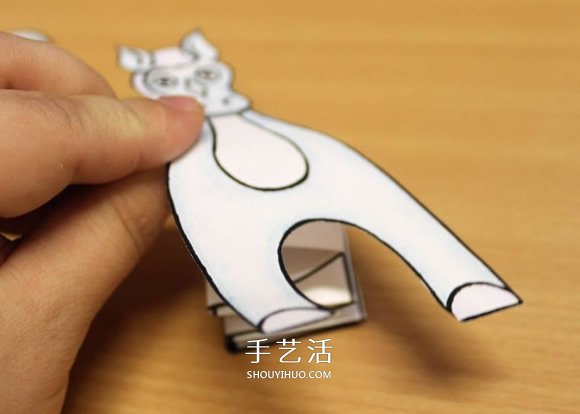 简单又好玩弹簧马的折叠方法图解教程(图12)