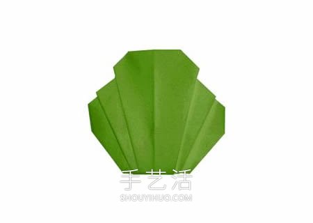 幼儿园手工折纸蔬菜的图解教程 简单又可爱！(图5)