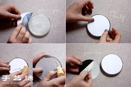 创意手工制作超美星云图案镇纸(图4)