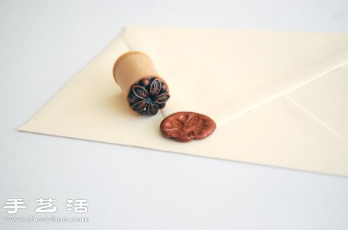 纽扣+木线轴 DIY手工制作复古蜡泥封印(图1)