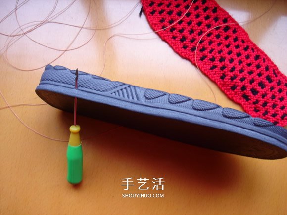 保暖拖鞋的编织方法 冬天穿拖鞋的做法图解(图12)