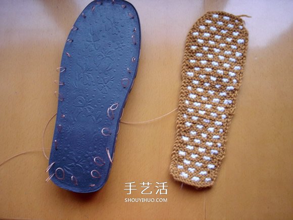 保暖拖鞋的编织方法 冬天穿拖鞋的做法图解(图14)