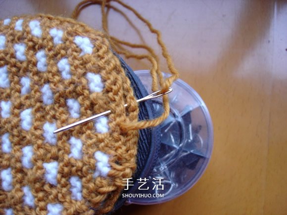 保暖拖鞋的编织方法 冬天穿拖鞋的做法图解(图19)