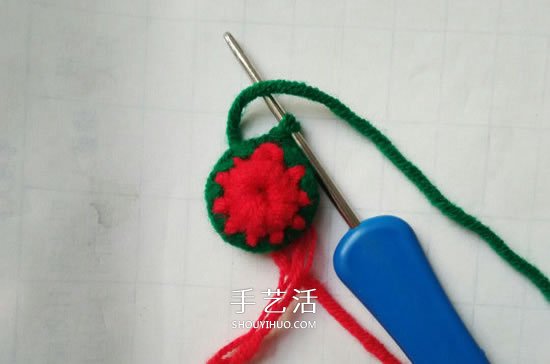 孩子过圣诞不可少！钩针编织漂亮圣诞袜的方法(图3)