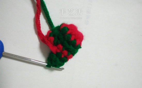 孩子过圣诞不可少！钩针编织漂亮圣诞袜的方法(图7)