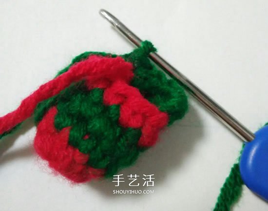 孩子过圣诞不可少！钩针编织漂亮圣诞袜的方法(图6)