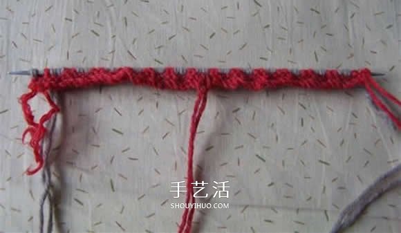 棒针编织拖鞋的步骤图 毛线拖鞋的编织方法图解(图14)