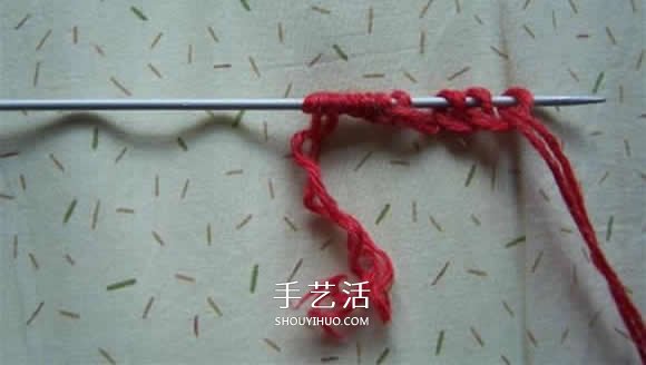 棒针编织拖鞋的步骤图 毛线拖鞋的编织方法图解(图4)