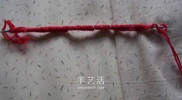 棒针编织拖鞋的步骤图 毛线拖鞋的编织方法图解(图5)