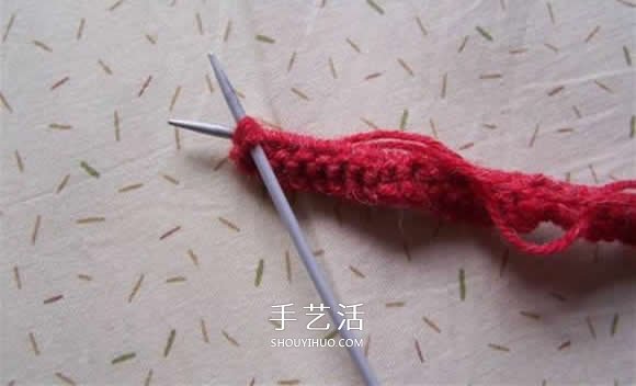 棒针编织拖鞋的步骤图 毛线拖鞋的编织方法图解(图8)