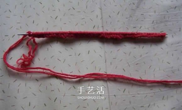 棒针编织拖鞋的步骤图 毛线拖鞋的编织方法图解(图6)